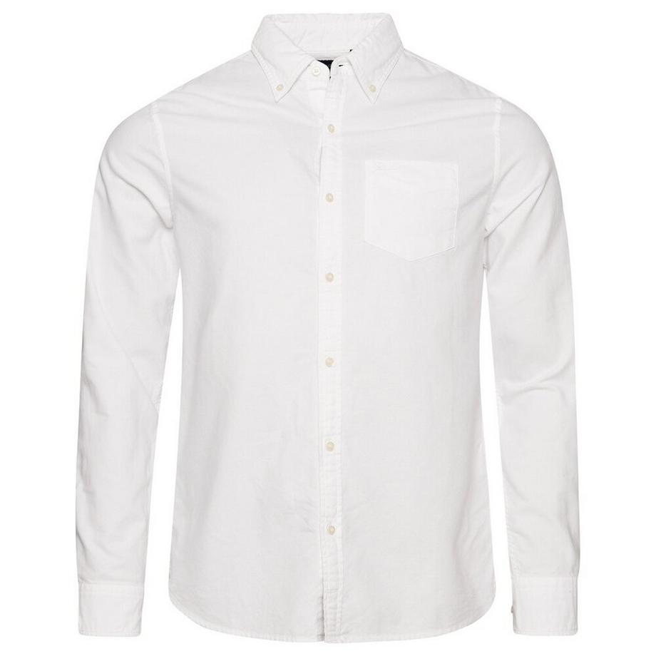 langarmshirt aus bio-baumwolle oxford
