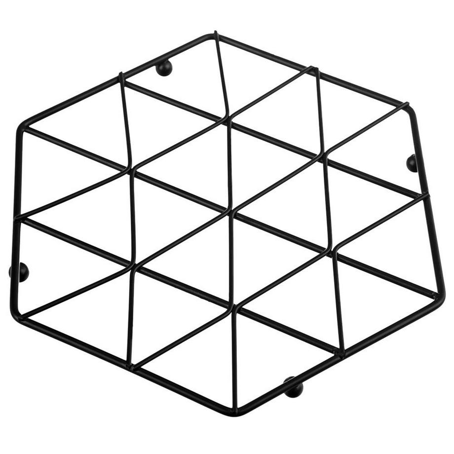 Orion  Tapis en métal noir pour casseroles et poêles chaudes 