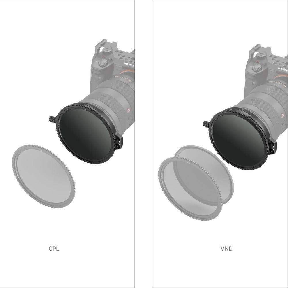 Smallrig  Objektivfilter CPL-VND Filter Kit mit Rod Clamp 