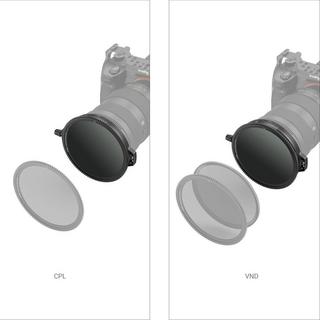 Smallrig  Objektivfilter CPL-VND Filter Kit mit Rod Clamp 