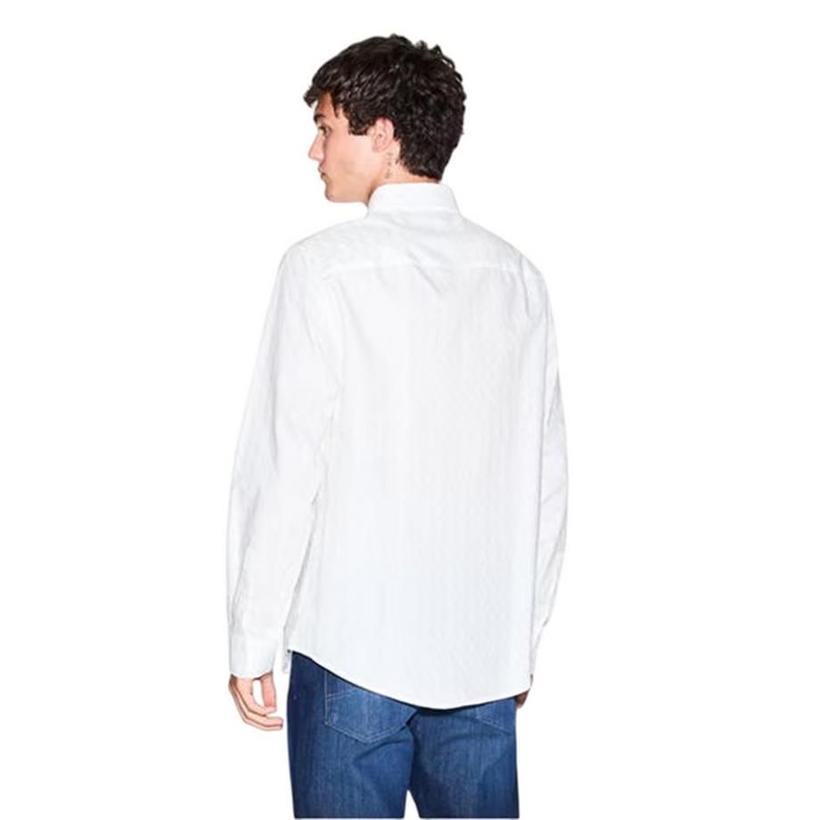 Armani Exchange  Camicia Struttura Collare A Punta 