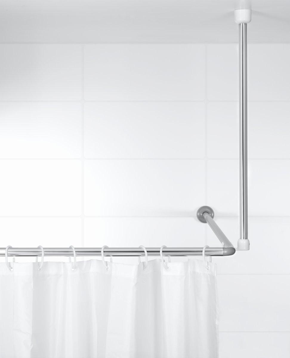 diaqua Supporto a soffito per asta TD cromo  