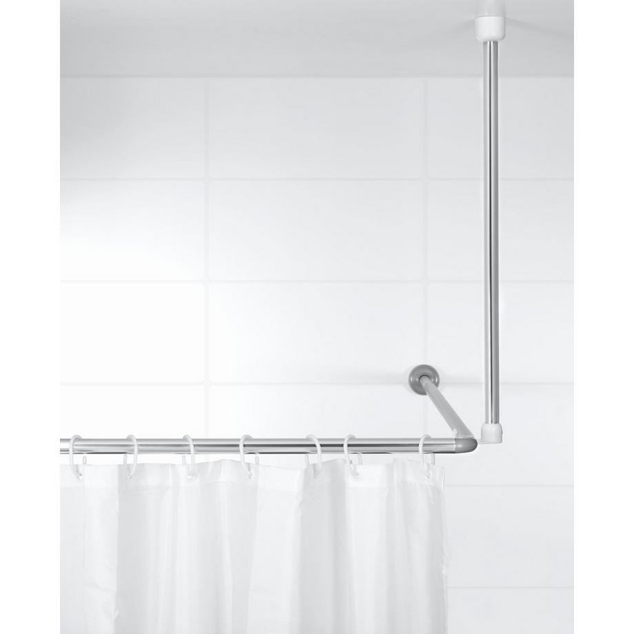 diaqua Supporto a soffito per asta TD cromo  