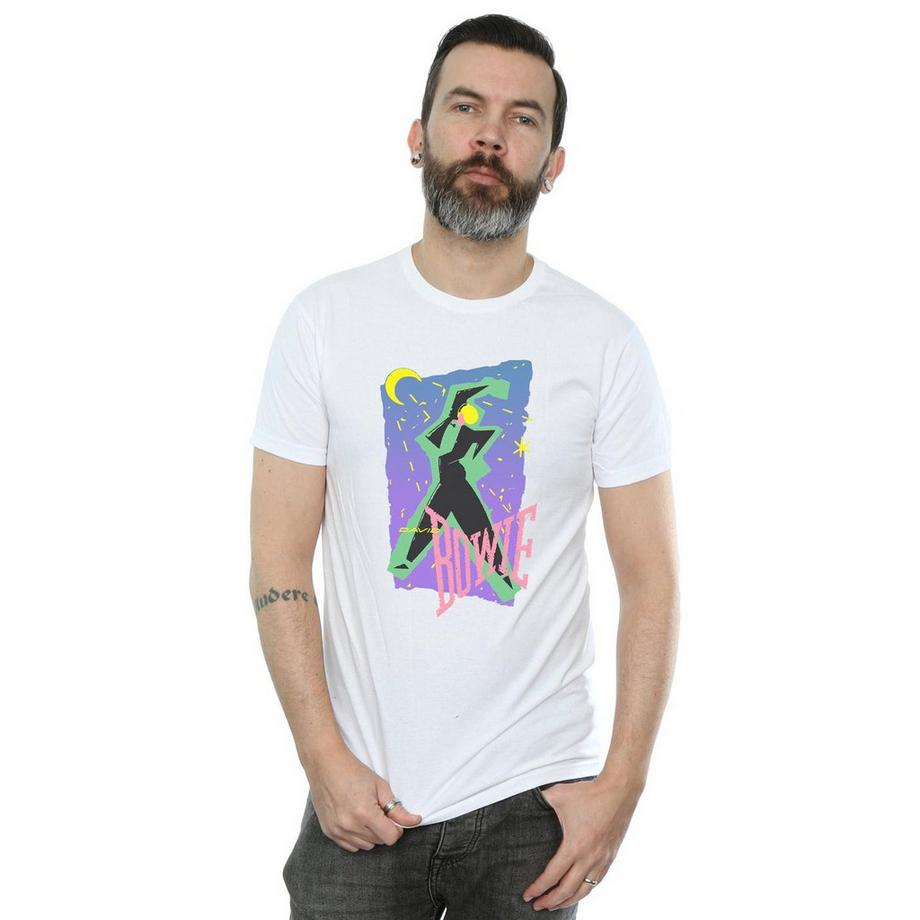 David Bowie Neon Dancer T-Shirt Stampata  
