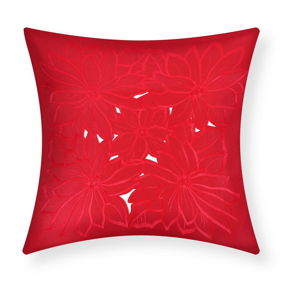 2 Stk. Kissenbezüge Blumenmuster