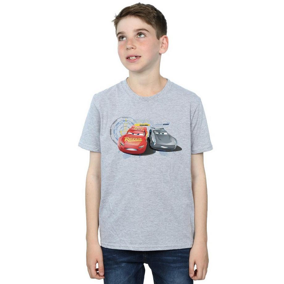 Disney  Cars Lightning Vs Storm TShirt 