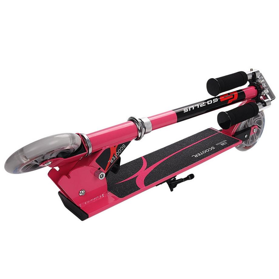 Northio  Scooter Roller Tretroller Kinderroller Cityroller klappbar bis 70KG-pink 