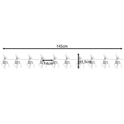 Ruhhy Luci di Natale - renna Ruhhy 24955  