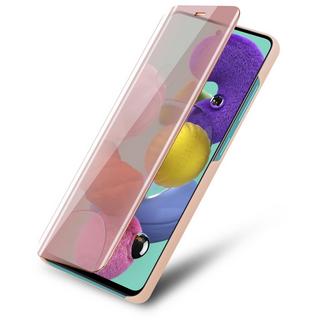 Cadorabo  Housse compatible avec Samsung Galaxy A51 4G / M40s - Clear View étui de protection miroir avec fonction de support Protection à 360 degrés 