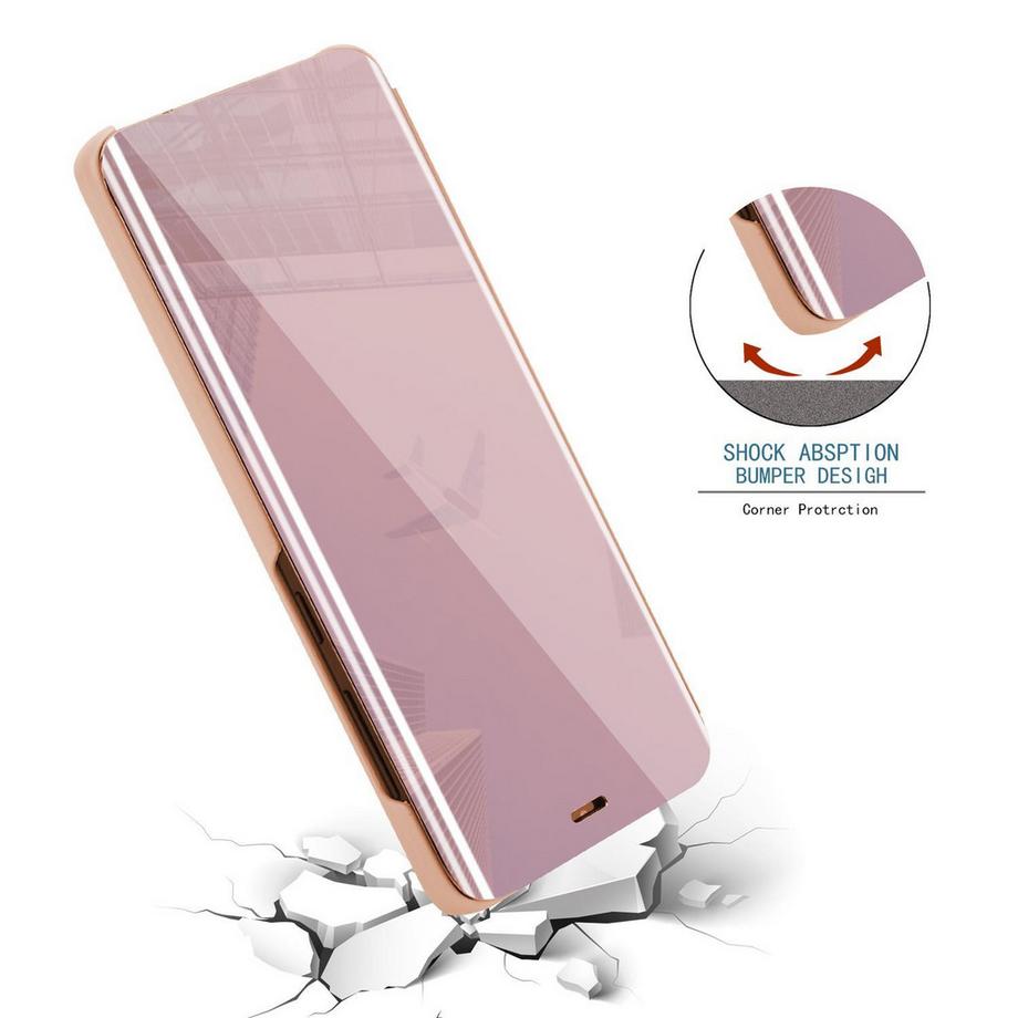 Cadorabo  Hülle für Samsung Galaxy A51 4G / M40s Spiegel Standfunktion 360 Grad Schutz 