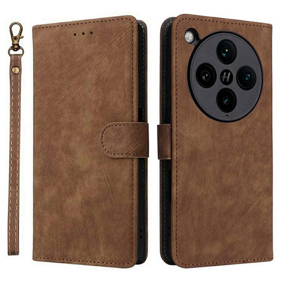 OPPO Find X8 Pro - Ledertasche mit RFID Blocker