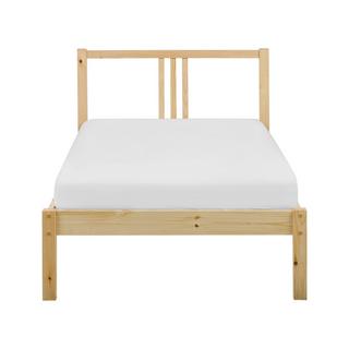 Beliani Letto con rete a doghe en Legno di pino Scandinavo VANNES  