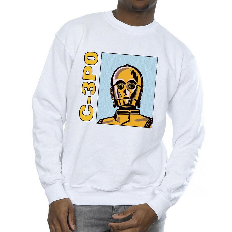 STAR WARS Star Wars C-3PO Grafikdruck Sweatshirt  