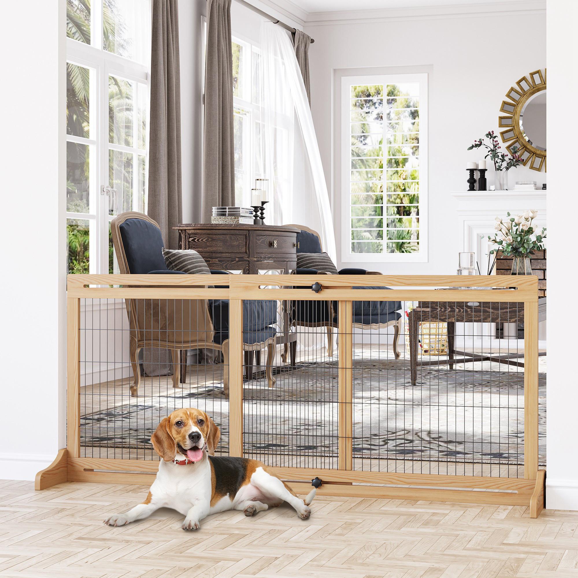 PawHut  Barrière pour chien 