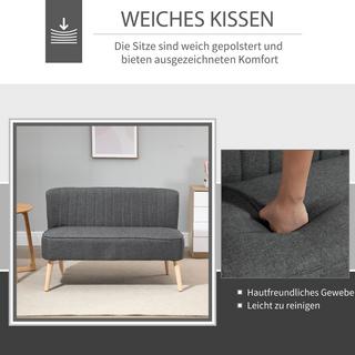 HOMCOM Sofa 2-Sitzer  