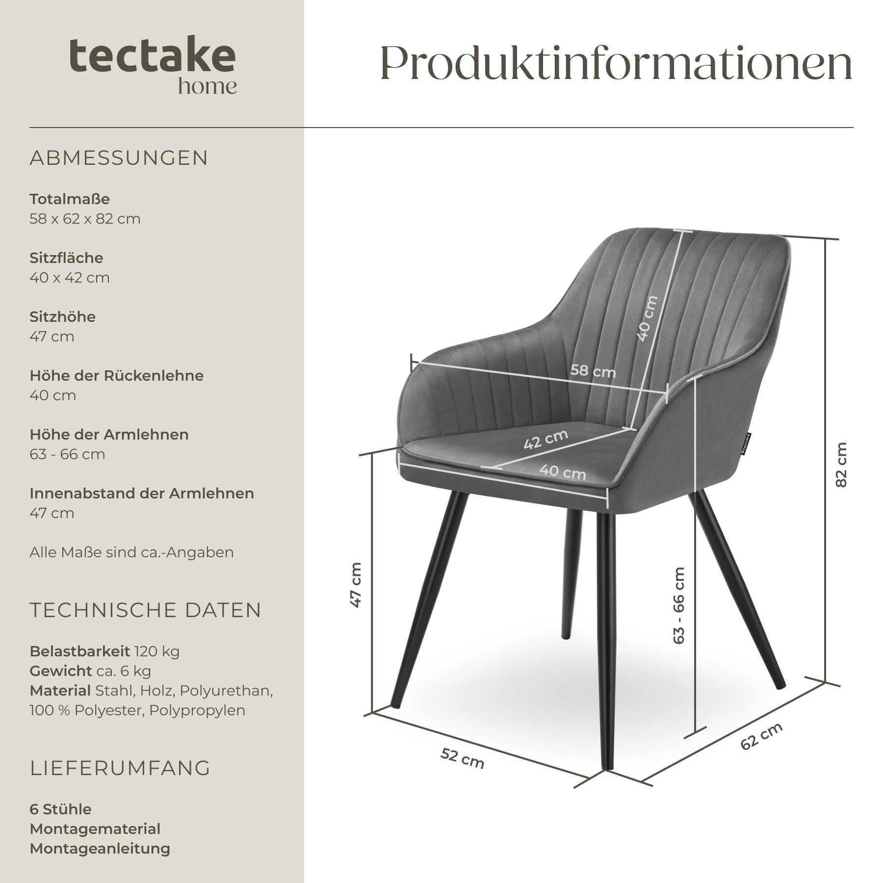 Tectake Chaise MARILYN en velours  