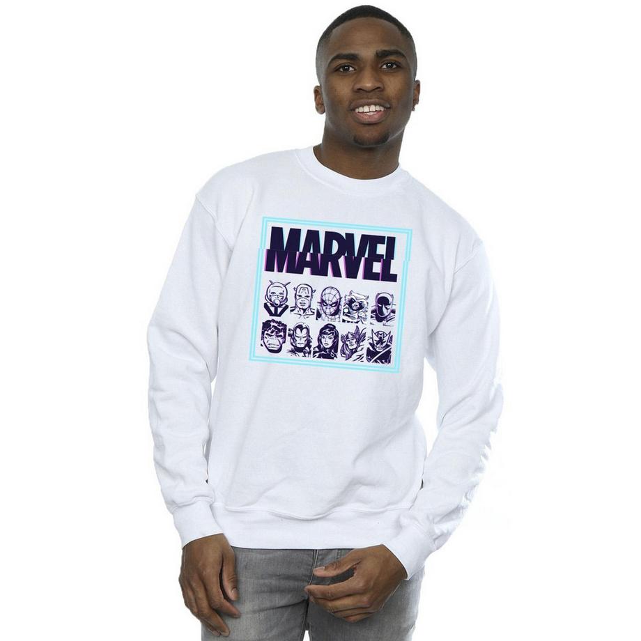 MARVEL Sweatshirt Col Rond  
