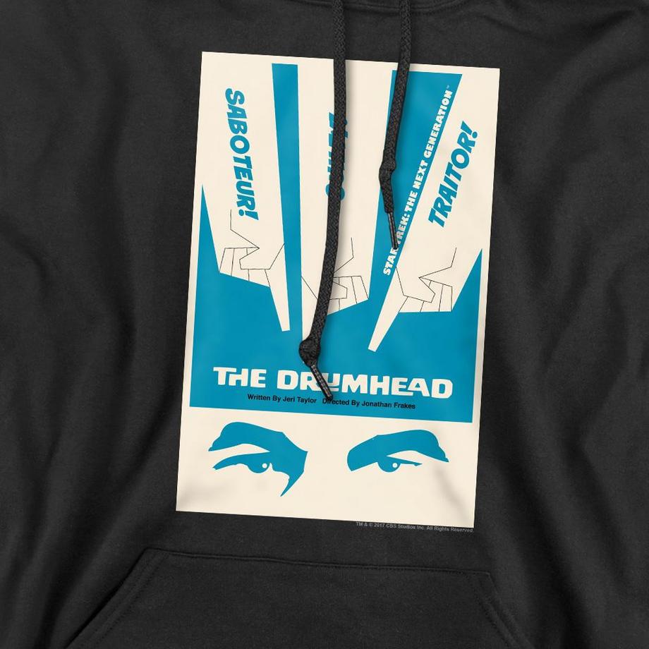 Star Trek The Next Generation Stagione 4 Episodio 21 Felpa con Cappuccio  