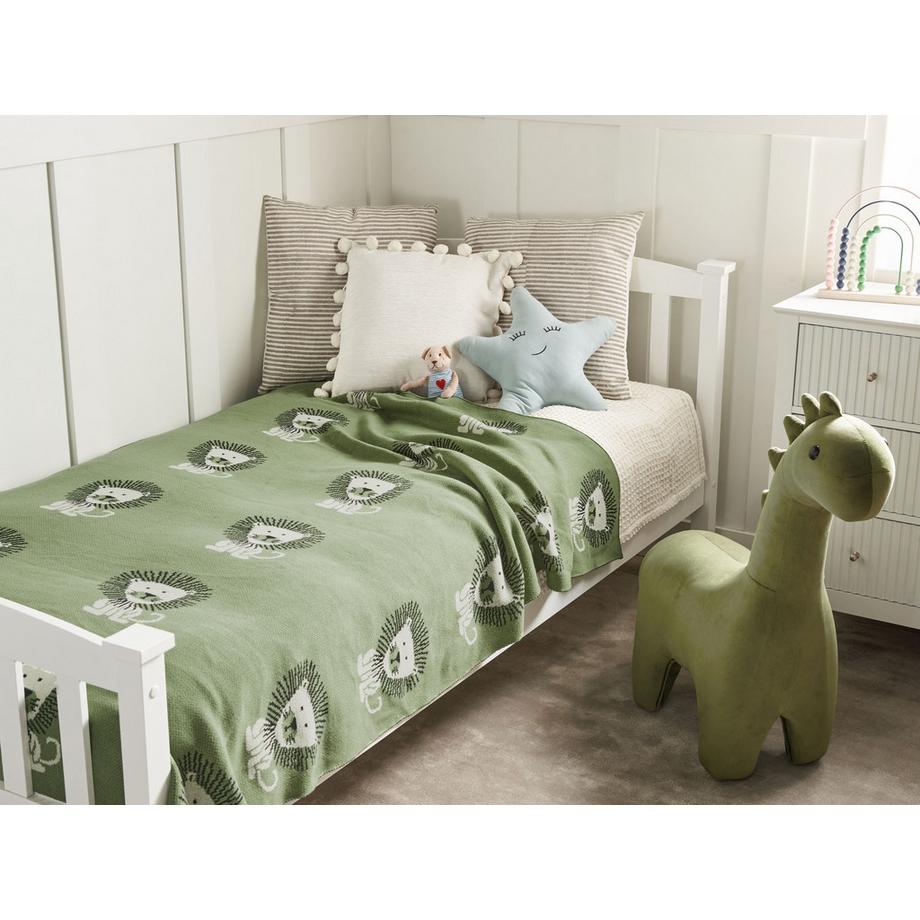 Beliani Coperta Moderna RUSAMI in Cotone  