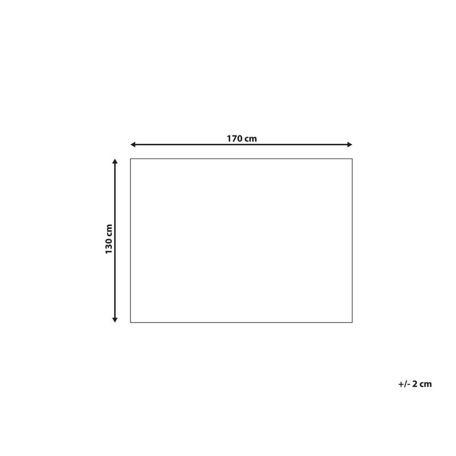 Beliani Coperta Moderna RUSAMI in Cotone  