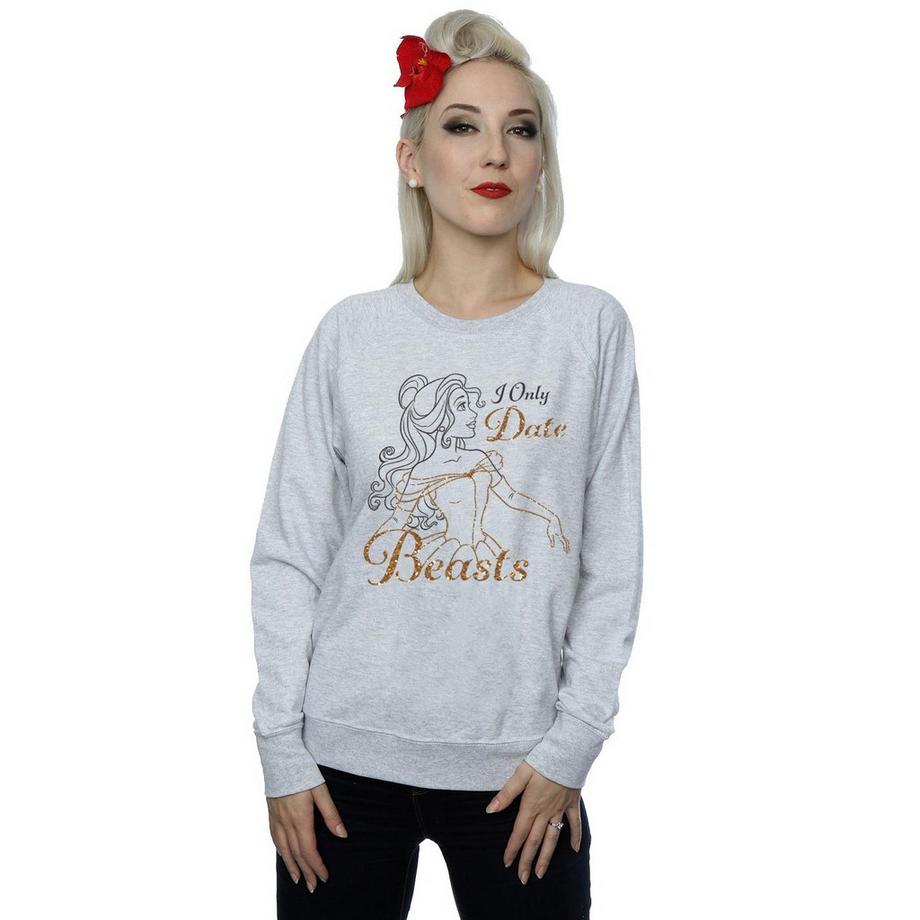 Disney PRINCESS I Only Date Beasts Sweatshirt  
