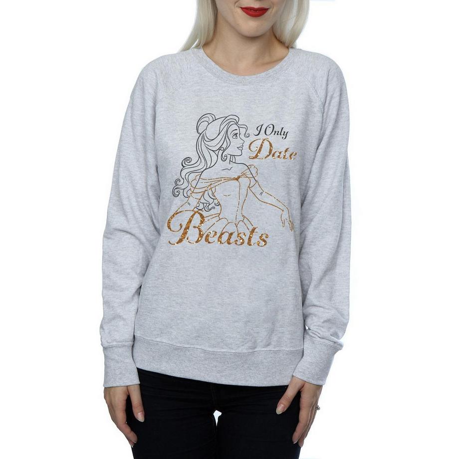 Disney PRINCESS I Only Date Beasts Sweatshirt  