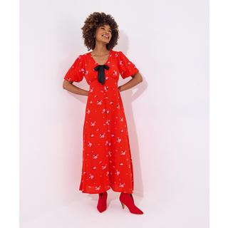 Joe Browns  Florales Maxikleid mit Puffärmeln 