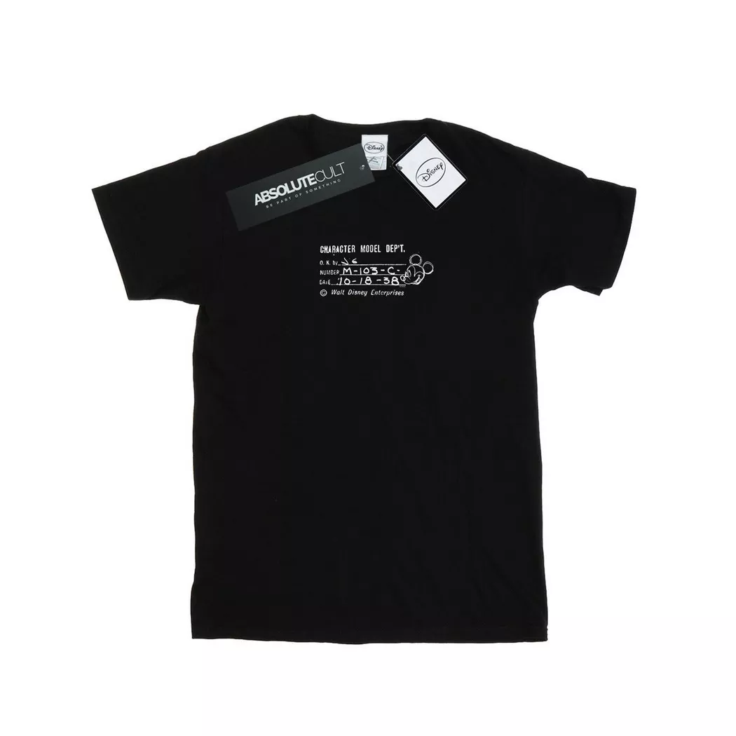 Disney - Character Model Dept. TShirt, für Damen, Schwarz, Größe XL
