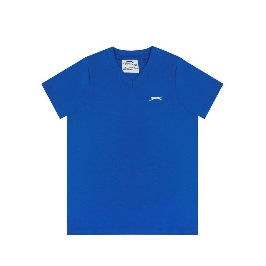 Maglietta Logo Cotone Scollo A V