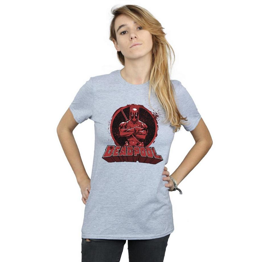 Deadpool Arms Crossed T-Shirt  