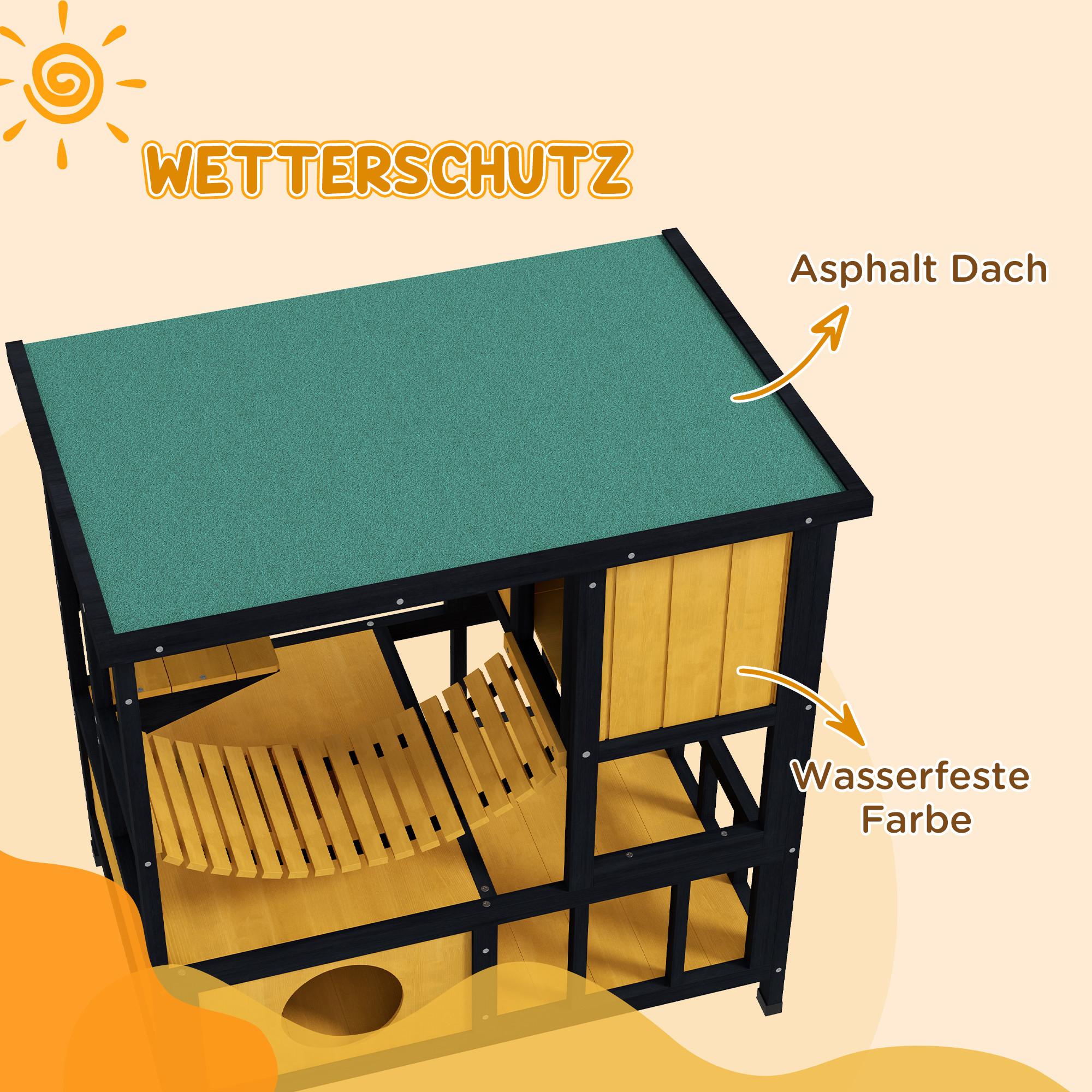 PawHut  Katzenhaus 