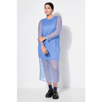 Midikleid, Slim Shape, Spitze, Langarm
