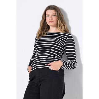 Studio Untold T-shirt Manches Longues Jersey Rayé Coupe Slim  