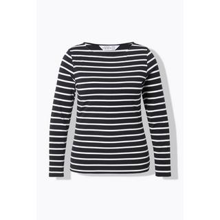 Studio Untold T-shirt Manches Longues Jersey Rayé Coupe Slim  