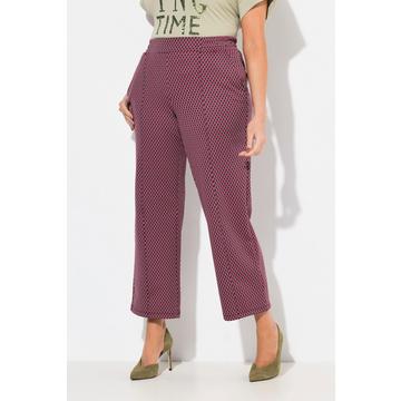 Pantaloni di jacquard con taglio della gamba dritto e cintura elastica