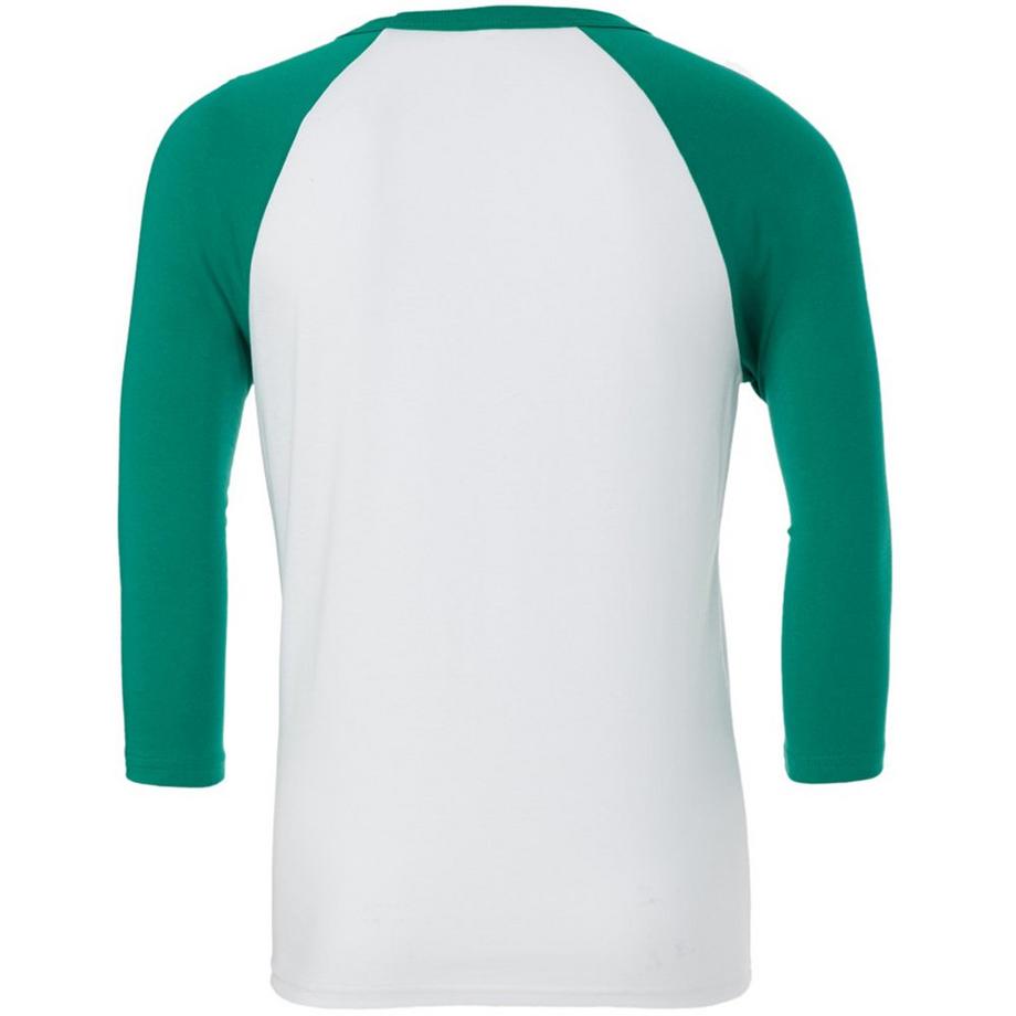 Bella + Canvas Canvas T-Shirt de baseball manches 3/4  
