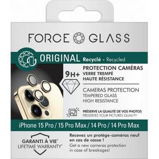 Force Power  Protège-caméra pour iPhone 15 Pro/15 Pro Max/14 Pro/14 Pro Max 