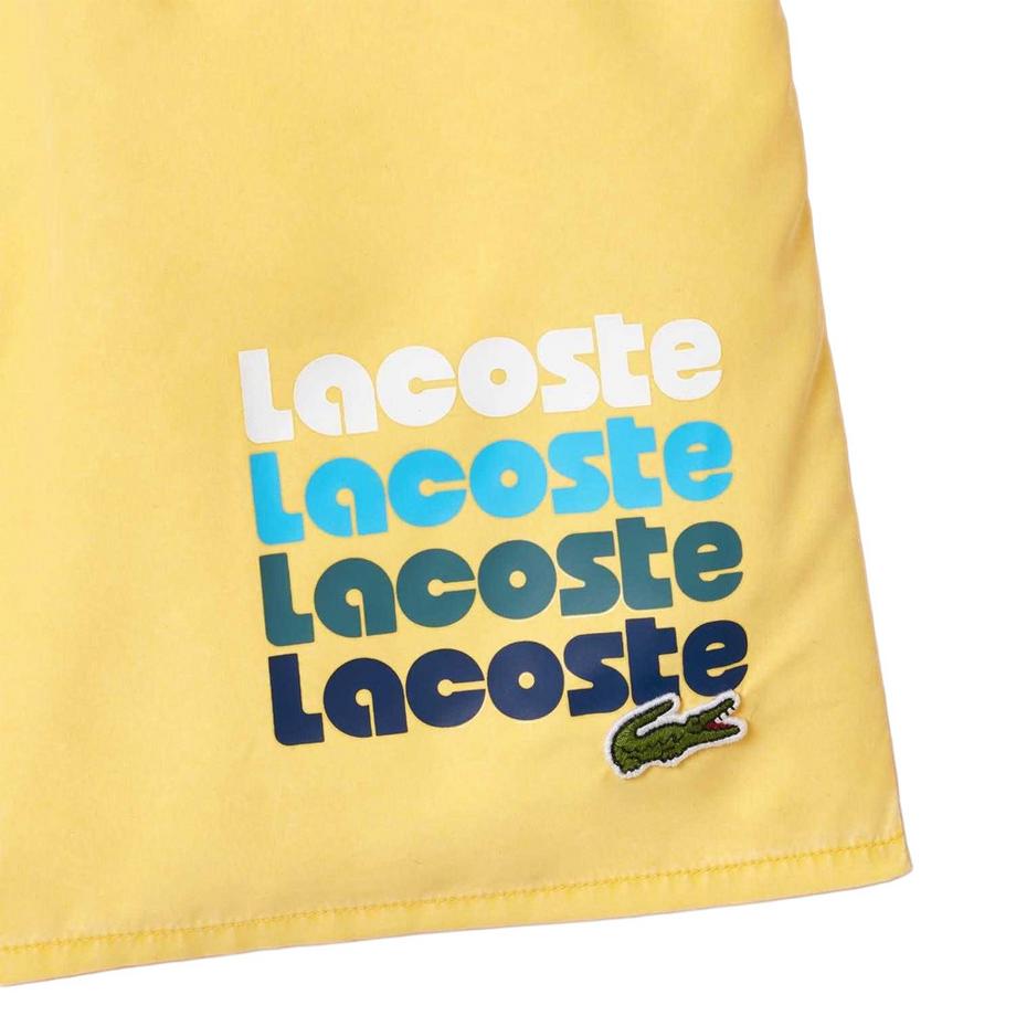 LACOSTE Short de bain mi-long  