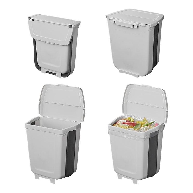 Pricenet Poubelle 8L pliable pour caravane/camping-car  