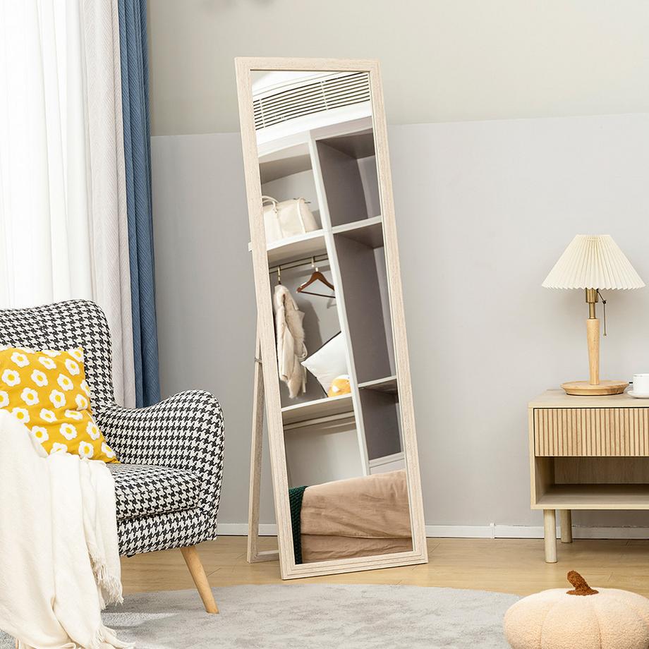 HOMCOM Miroir en pied  
