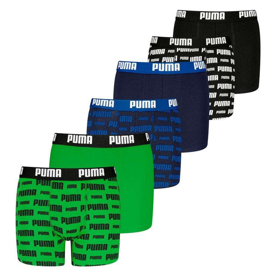 Boxer  Pack de 6 Confortable à porter-Everyday Logo Print Boxers ECOM 6P