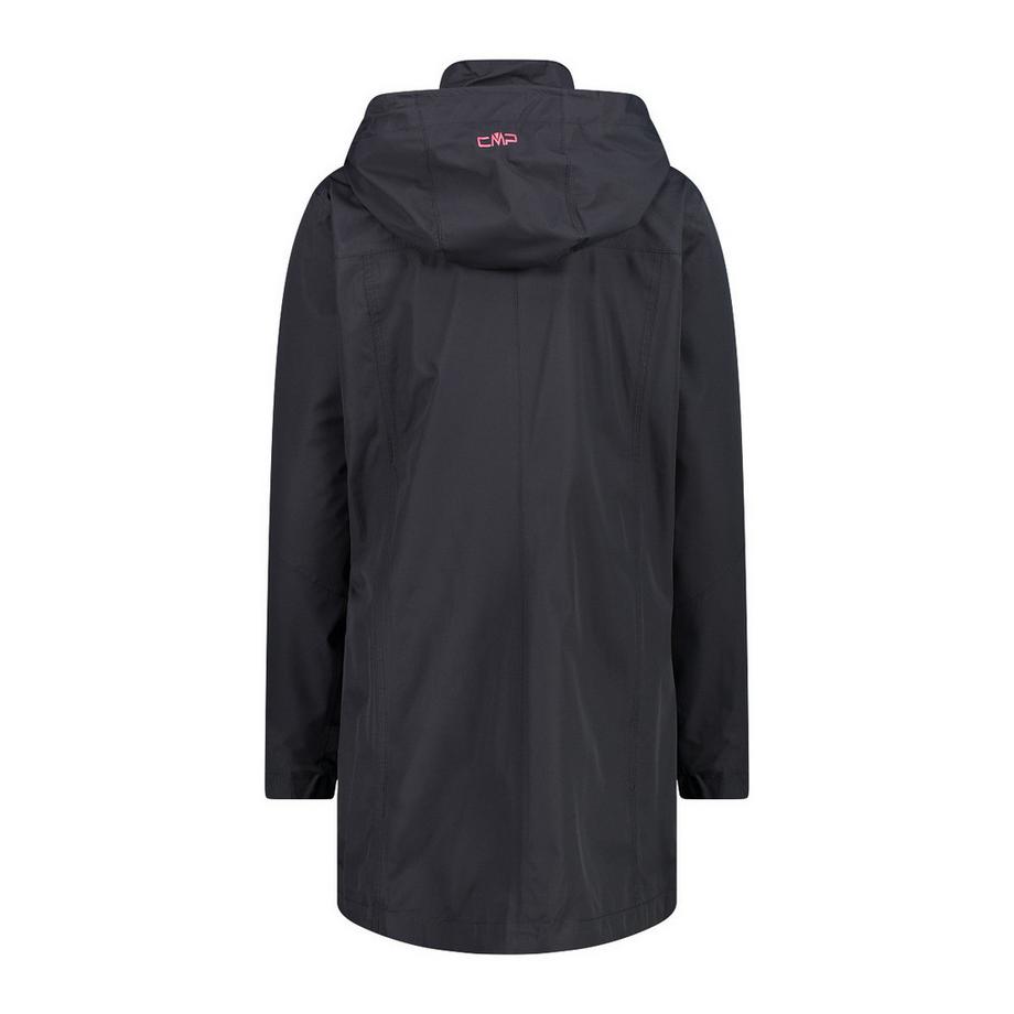 CMP Giacca impermeabile con cappuccio e bottoni a pressione  