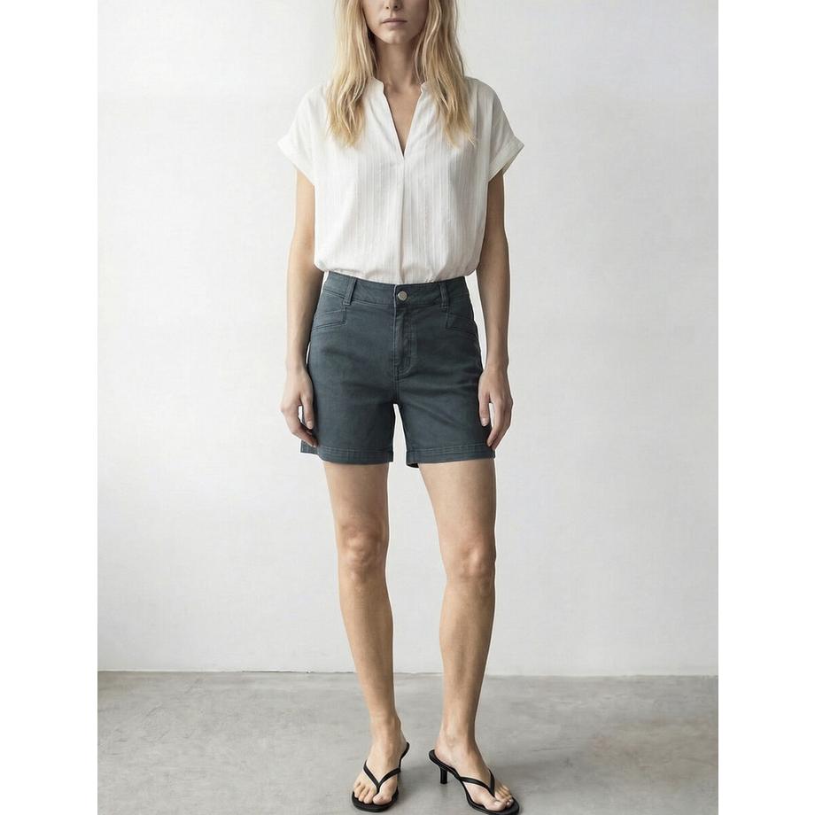 VILA Short en jean taille haute  