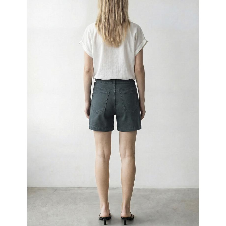 VILA Short en jean taille haute  
