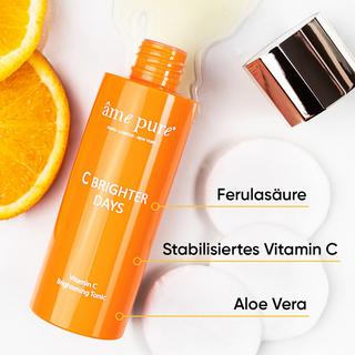 âme pure  C-Brighter Days Tonic- Tonique à la vitamine C pour le visage 