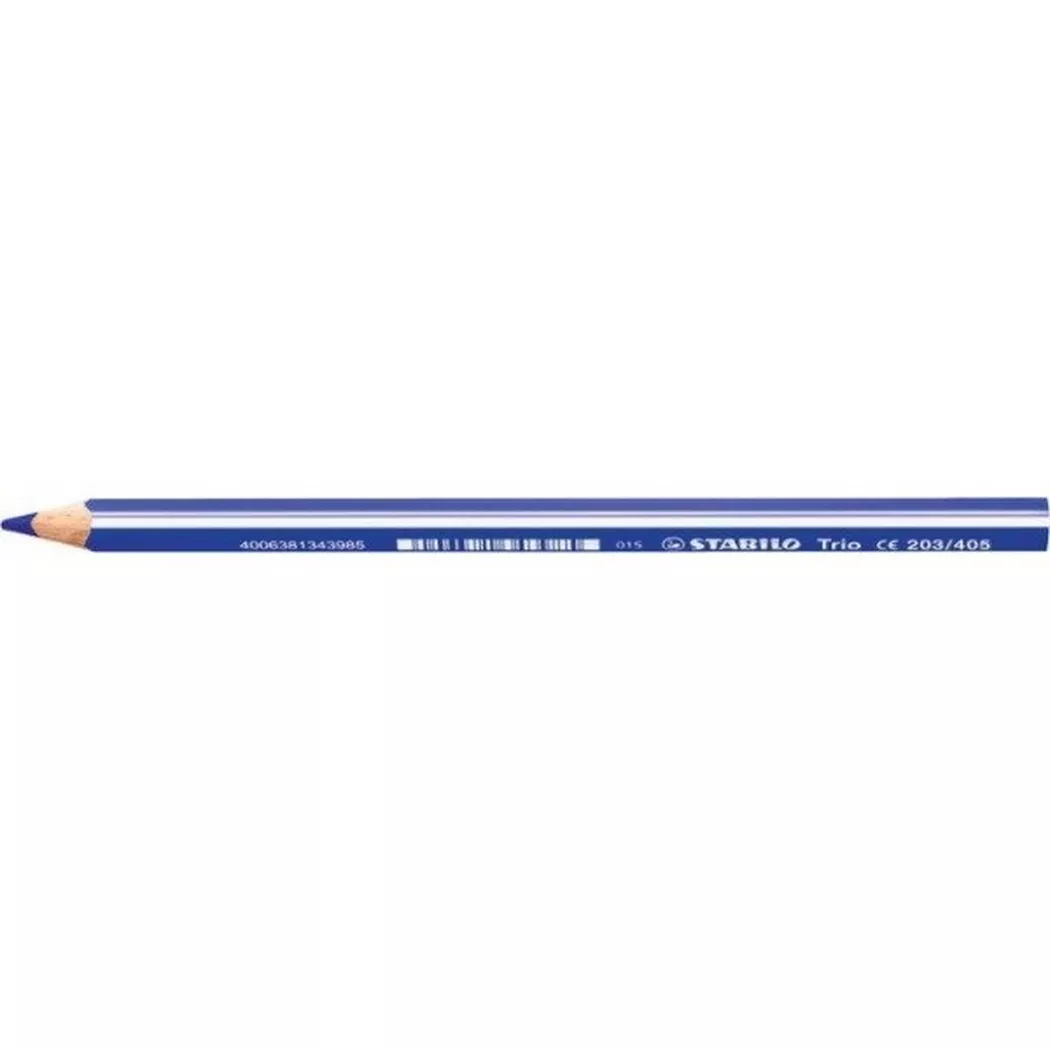 STABILO -  Farbstift ergonomisch 4,2mm 203/405 Trio dick u'marinblau