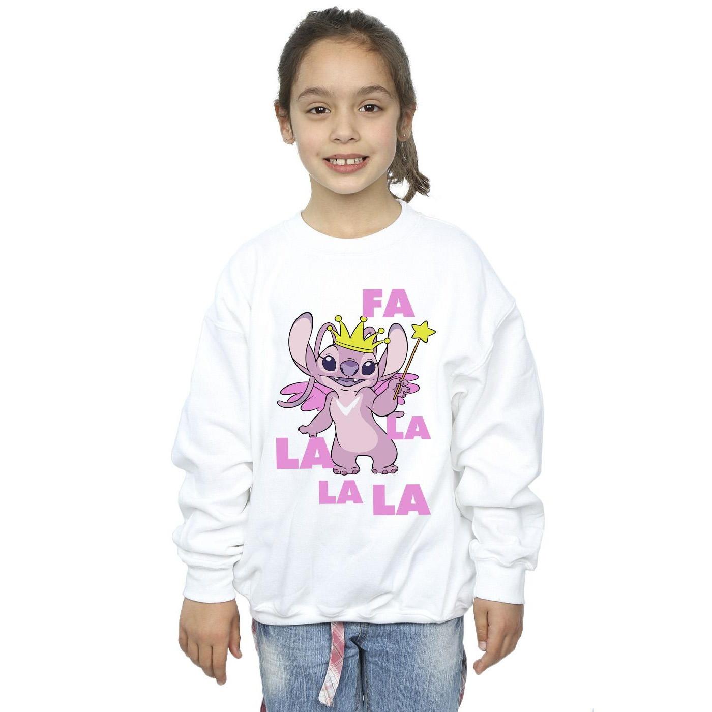 Disney  Angel Fa La La Sweatshirt 