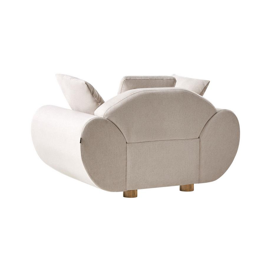 Beliani Sessel aus Stoff Modern RINGEL  