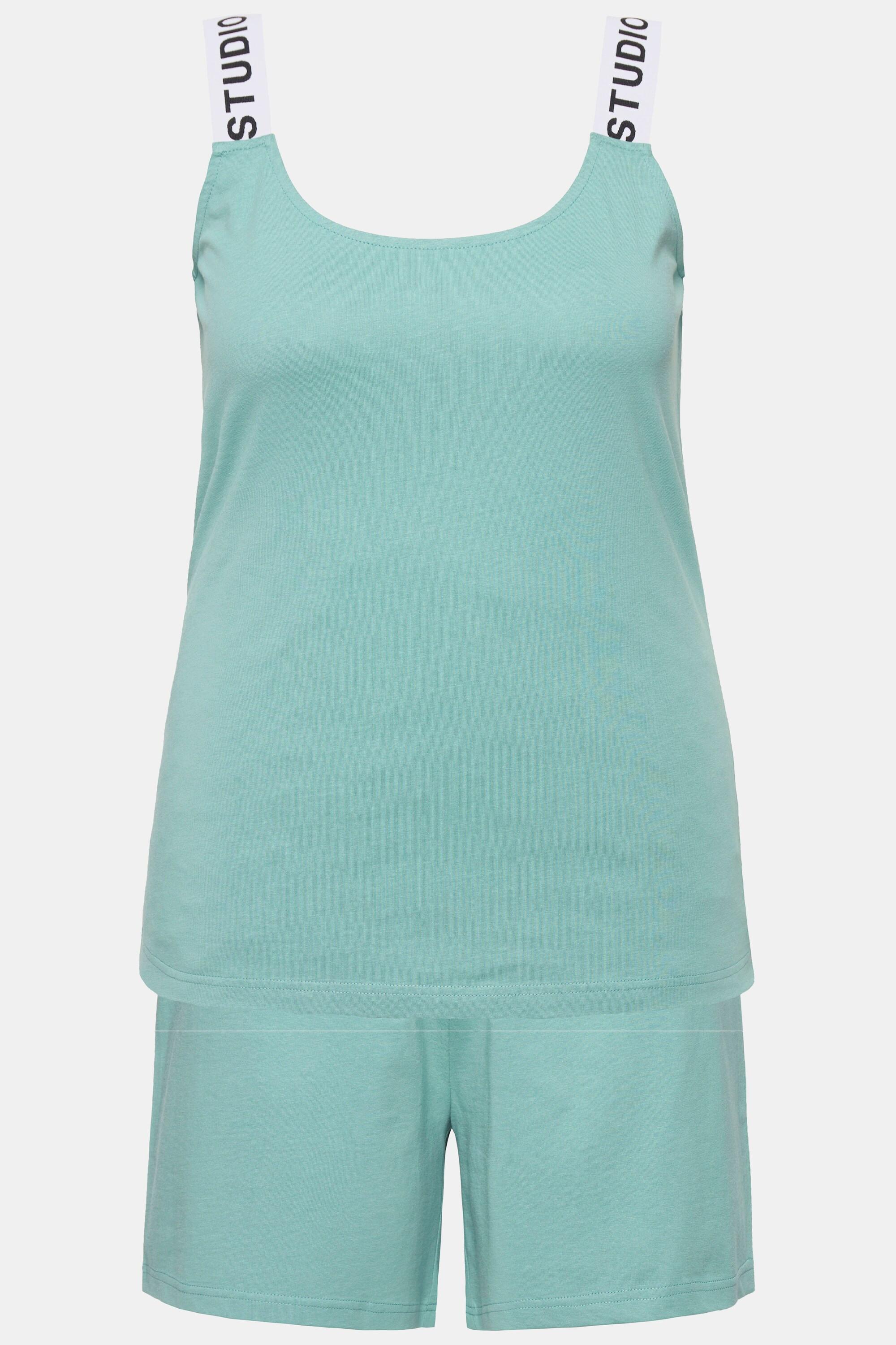 Studio Untold Pigiama Due Pezzi Jersey con Fasce Logo  