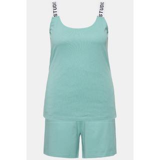 Studio Untold Pigiama Due Pezzi Jersey con Fasce Logo  